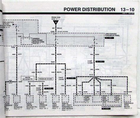 97 ford f150 power distribution box|97 f150 power box diagram.